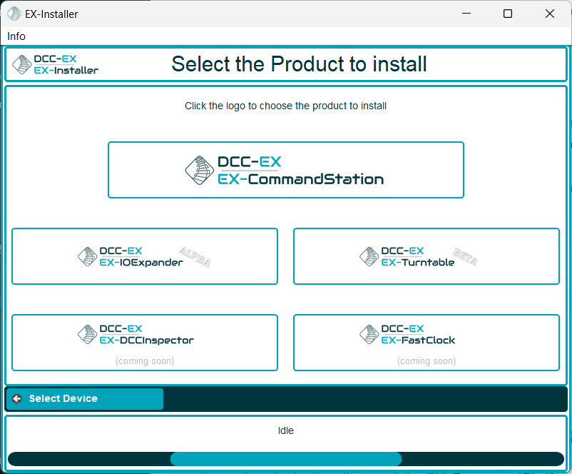 EX-Installer - Select Product