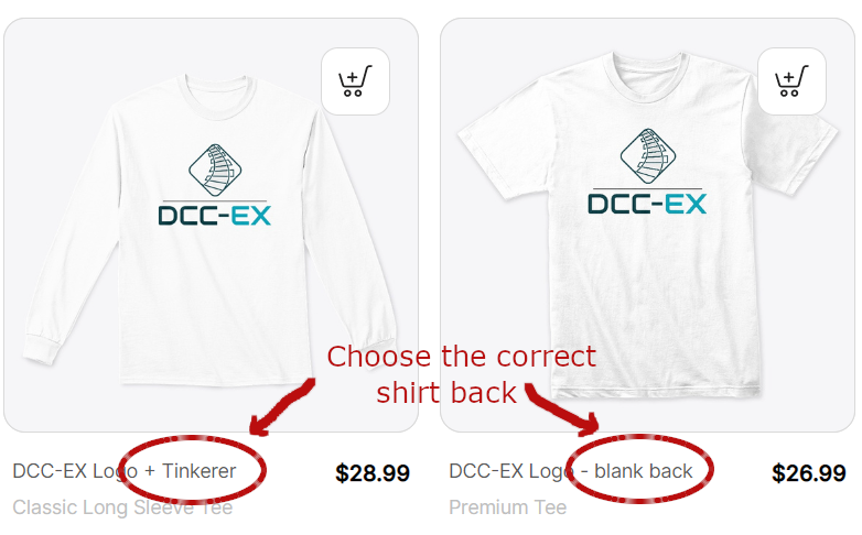 EX Shirt Listing