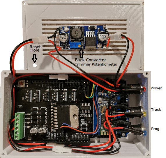 Bluetooth Command Station Internals