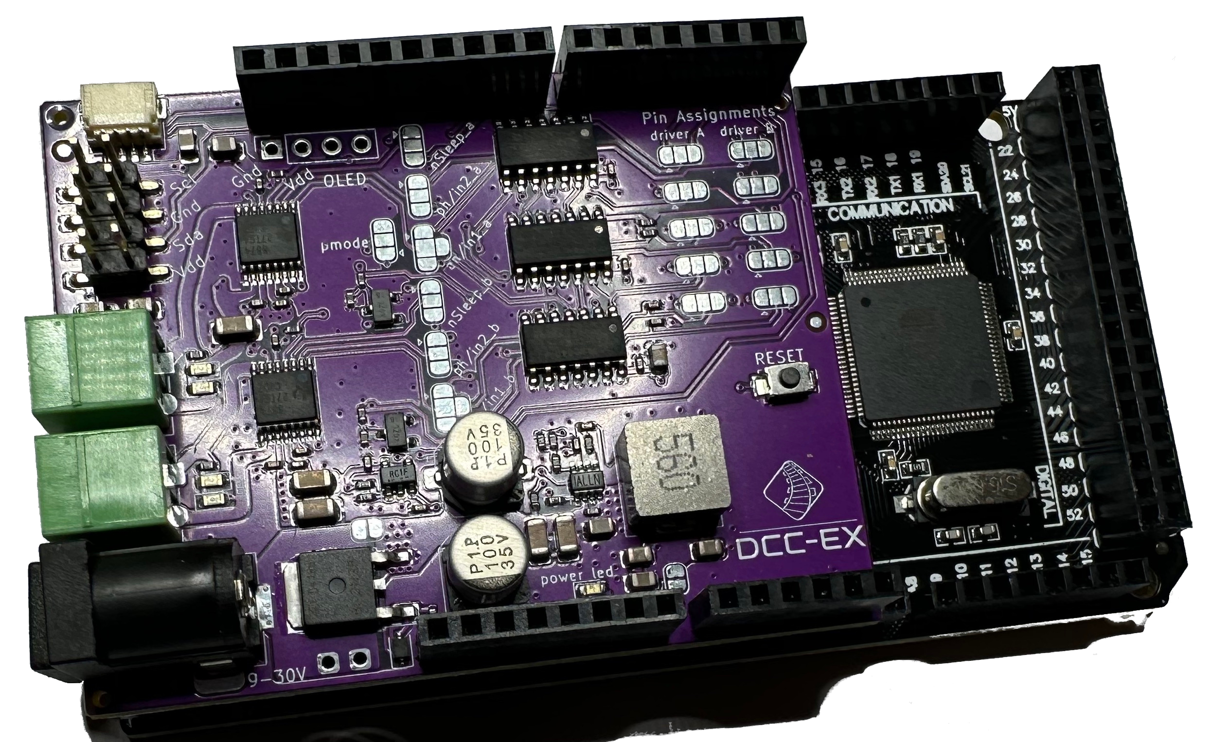 DCC-EX EX-MotorShield8874 RevA on Mega+WiFi