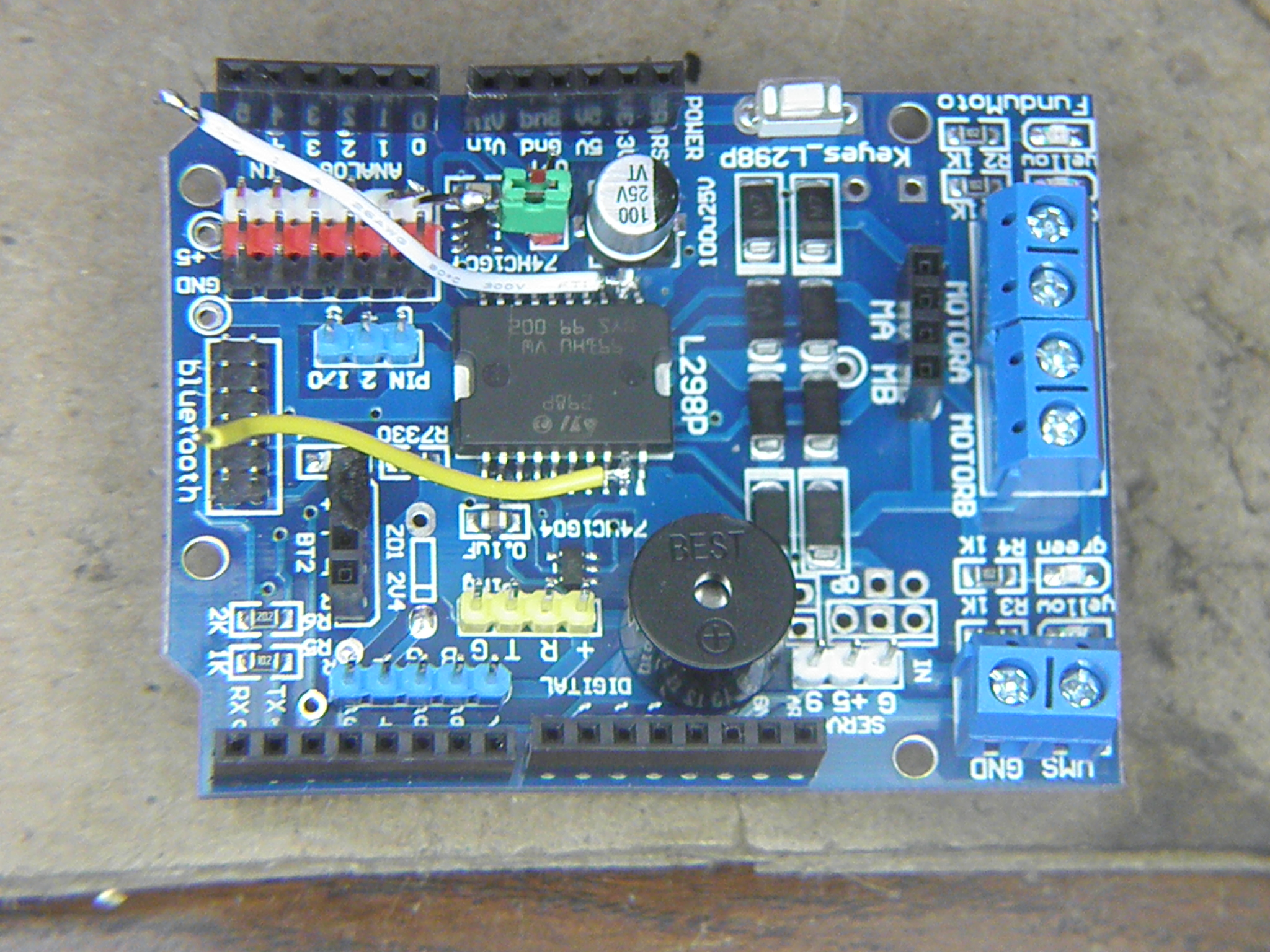De-solder legs