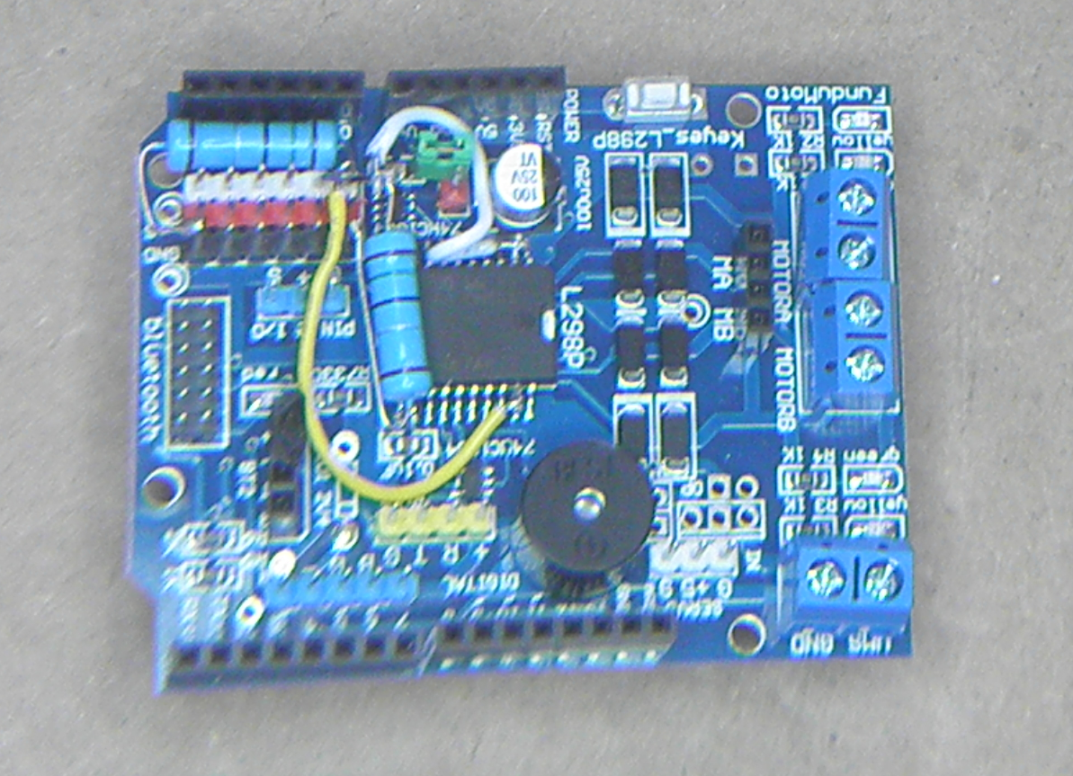 Solder resistors