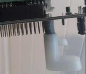 NUCLEO 144 Series board - Pins extend below