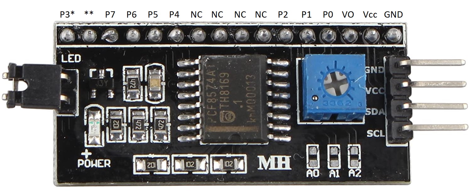 PCA8574 Port Expander