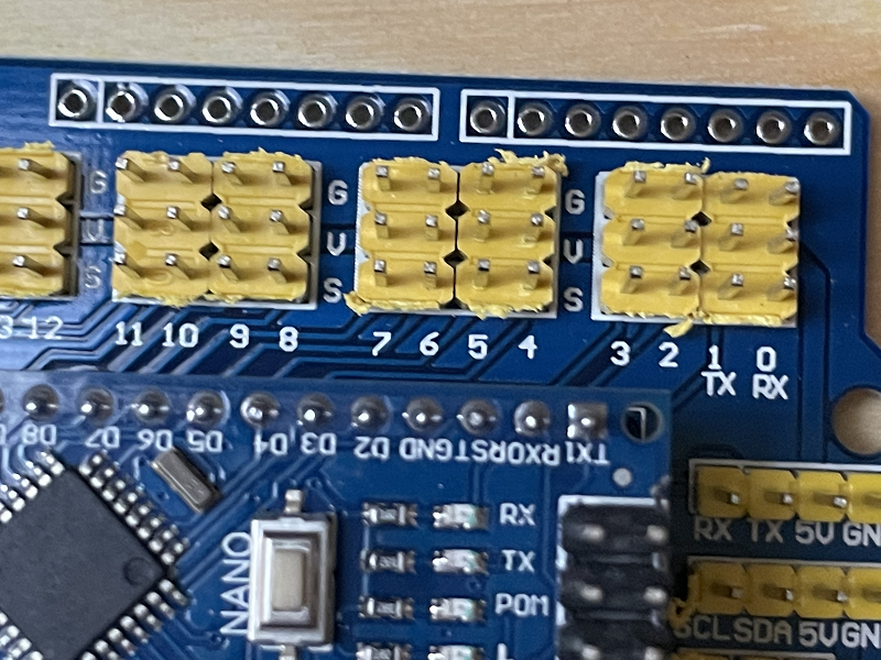 Prototype Shield Pins