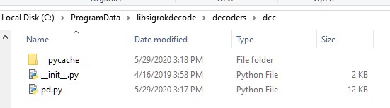 Installing the DCC protocol decoder