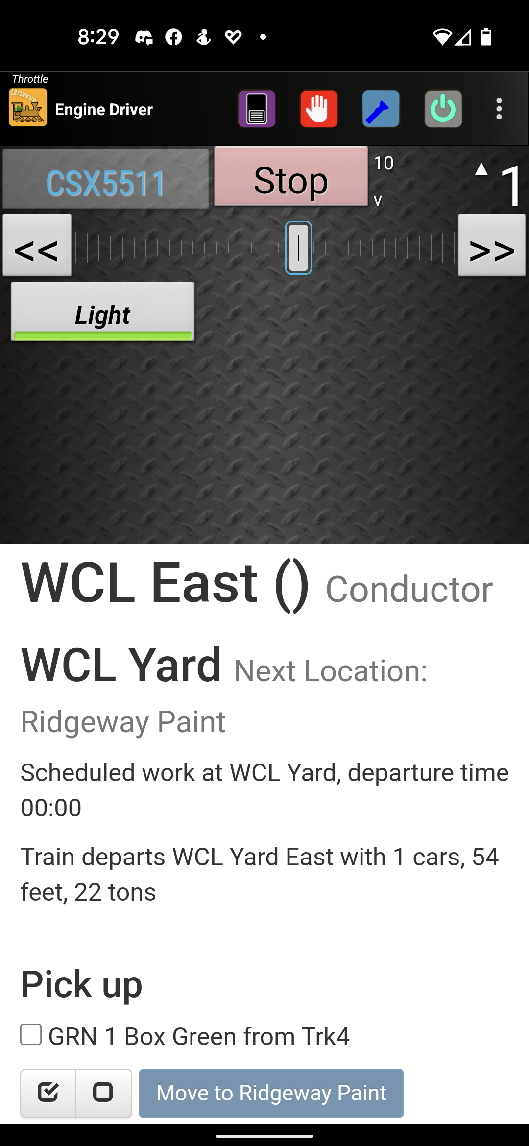 Engine Driver Conductor View