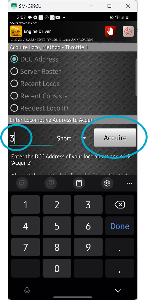Acquire Loco by its address