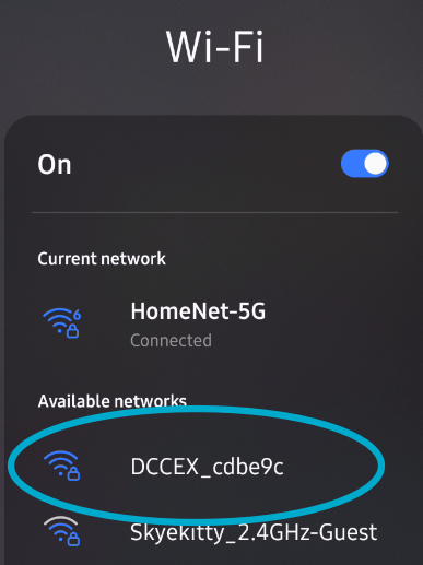 Smart Device Available Network Screen