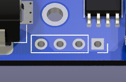Unpopulated Power Pads