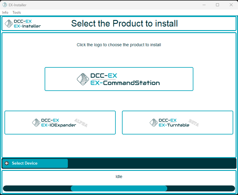 device selection