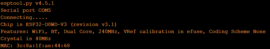 ESP32 CAM 1.9 Upload