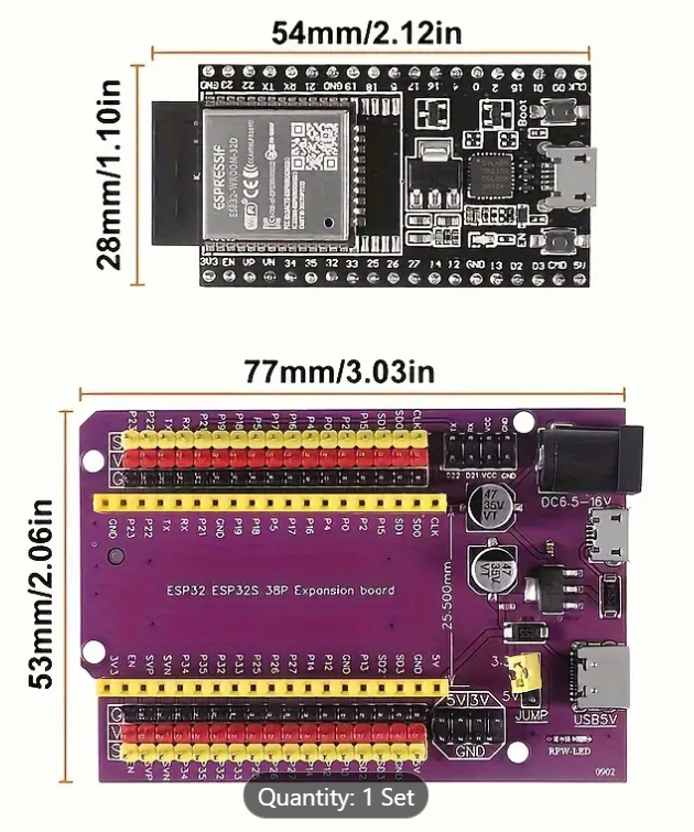 ESP32 Wrover CAM with Expansion