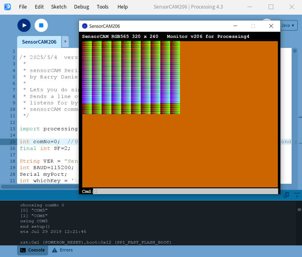 Processing Test Pattern