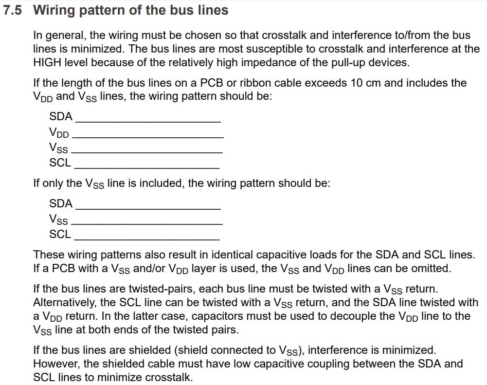 I2C Wiring Pattern